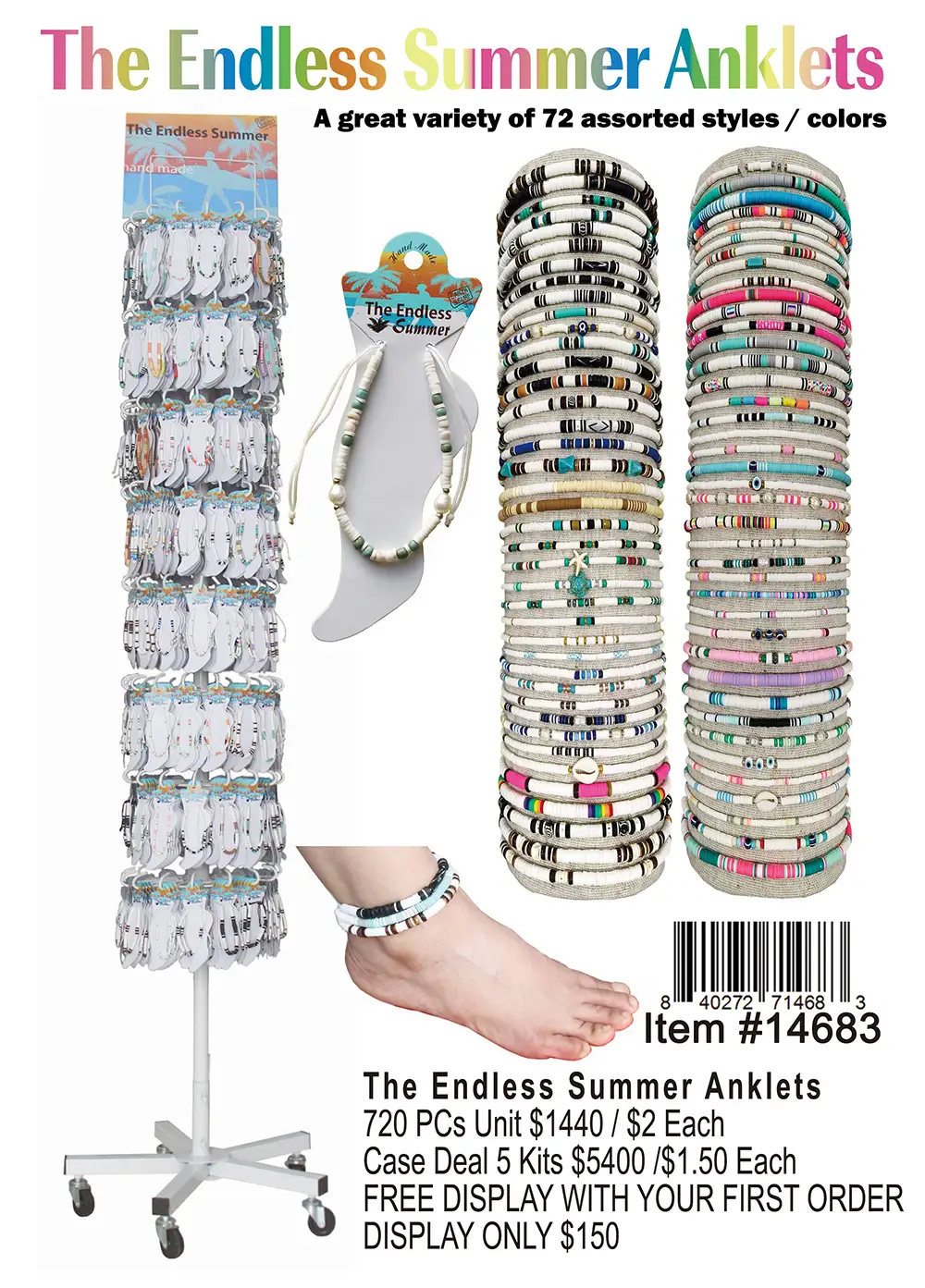 The Endless Summer Anklets